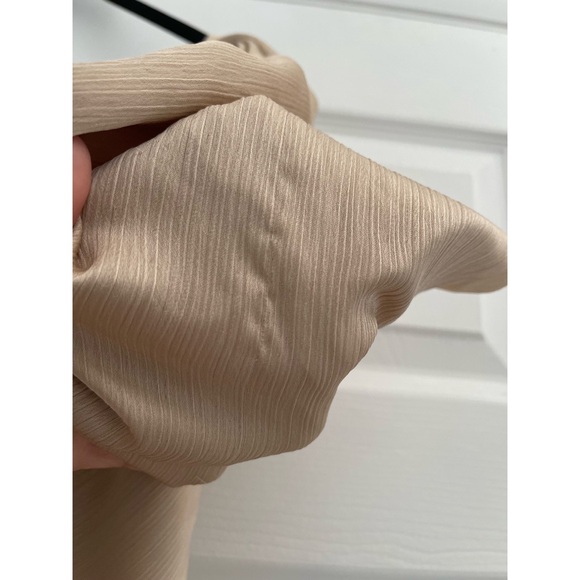 BHLDN Sachin & Babi Chelsea One Shoulder Bow Gown in Neutral 8 - Picture 9 of 10